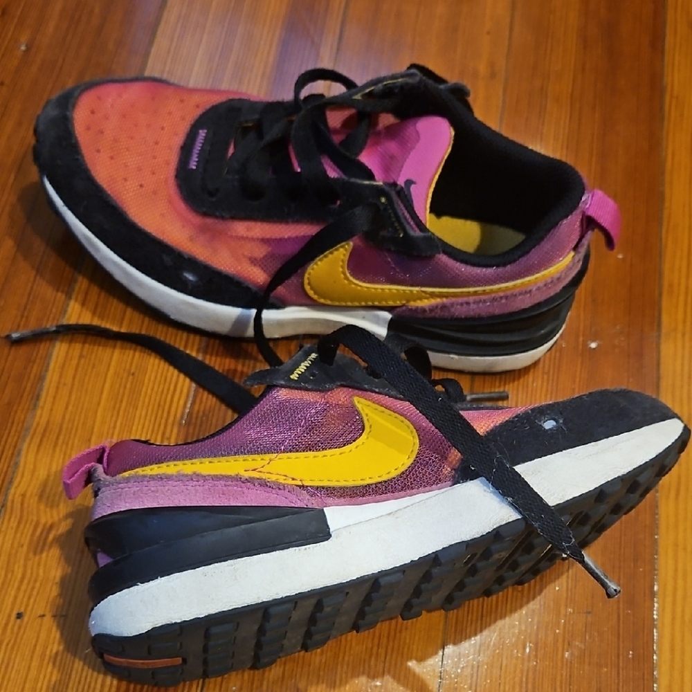 Nike Vibrant Pink and Yellow Sneakers